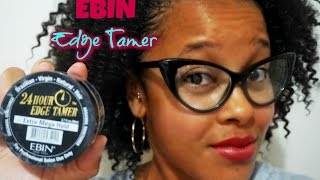 Ebin 24 Hour Edge Tamer Review/ Demo Slay Baby Hair With This Edge Control For Natural Hair