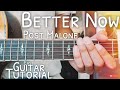 Better Now Post Malone Guitar Tutorial for Beginners // Better Now Guitar // Guitar Lesson #522