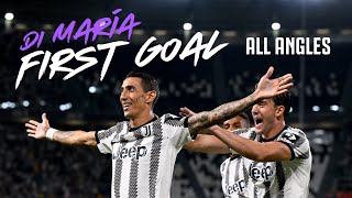 🎥 ⚽️ Ángel Di María's First Goal for Juventus | All Angles