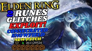 Runes Farm Glitch Elden Ring - Best 2 RUNES GLITCHES in Consecrated Snowfield PATCH 1.10