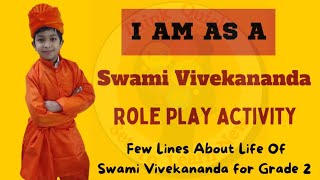 Role Play As A Swami Vivekananda | Role Play Activity for kids | Life of Swami Vivekananda