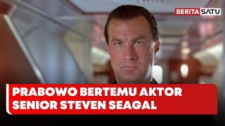 Momen Hangat Prabowo Bertemu Steven Seagal | Beritasatu