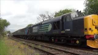 37402, 37409, 37609 and 37688 on the Cumbrian Coast. 05/06/15.