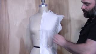 Draping a Two Dart Bodice