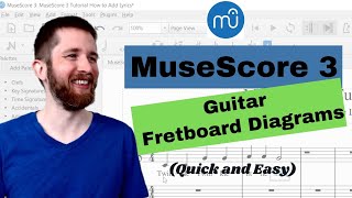 MuseScore 3: How to Add and Edit Guitar Fretboard Chord Diagrams, Create Your Own Fretboard Diagrams