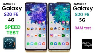 Samsung Galaxy S20 FE 4G vs 5G - Speed Test + RAM management