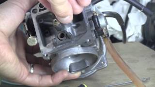 Remove and clean carb / Enlever et nettoyer carburateur KLR 650