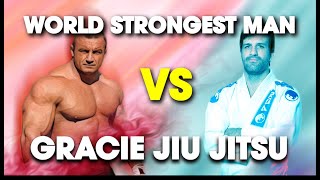 World's Strongest Man vs. Rolles Gracie (4th Degree BJJ Blackbelt) | Lawrence Kenshin