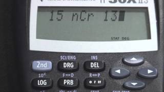 TI-30 XIIS Binomial Probability