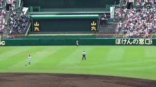 力投エース吉村陸矩～鹿児島実vs金足農_7回裏（第100回夏の甲子園）