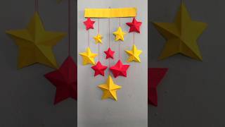 How to make Wall Hanging😱 #craft #wallhanging #nishucrafts #star #shorts #youtubeshorts #papercraft