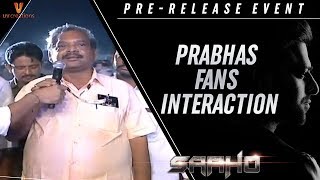Prabhas Fans Interaction | Saaho Pre Release Event | Shraddha Kapoor | Sujeeth | UV Creations