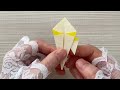 【折り紙】水仙の折り方／ origami how to fold a daffodil