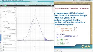 11-4 Example 4 - Normal Approximation of a Binomial Distribution