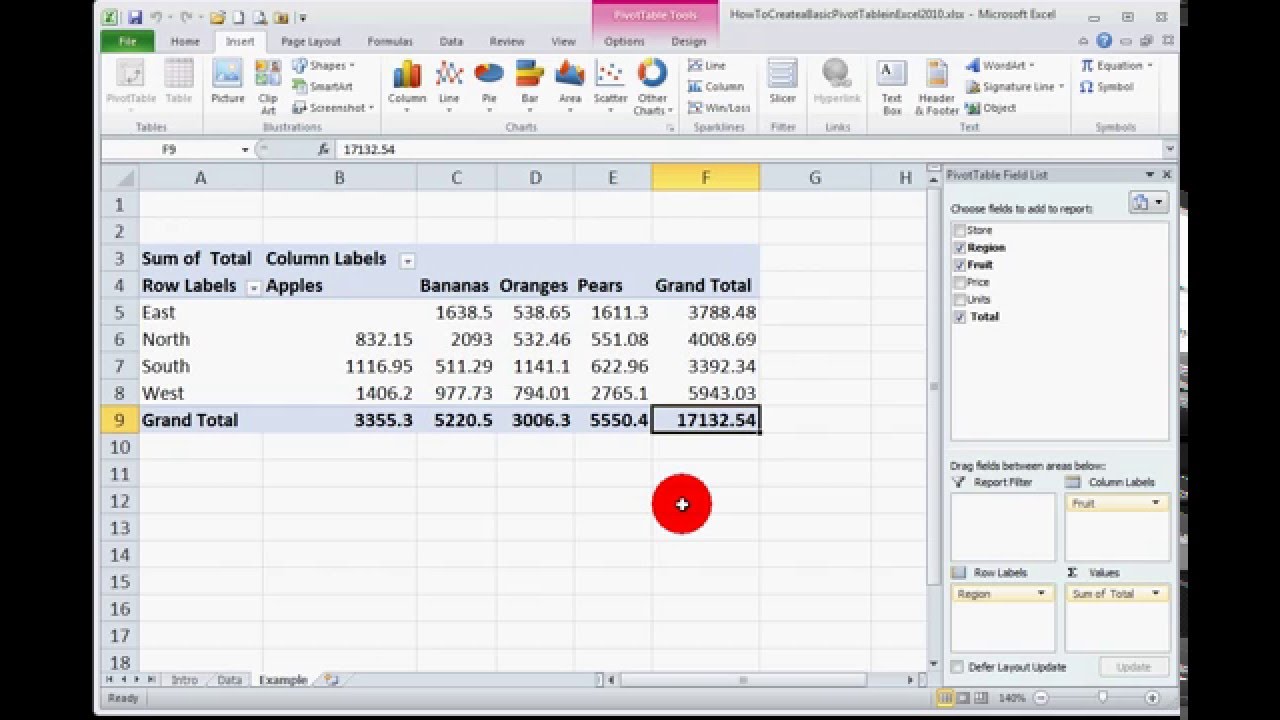 Create Pivot Table From Multiple Tables Excel 2010 | Elcho Table