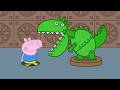 Dinosaur Park | Funny Peppa Pig Try Not To Laugh Episode 7