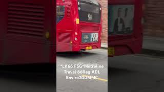 *LK66 FSG*Metroline Travel 66Reg ADL Enviro200 MMC