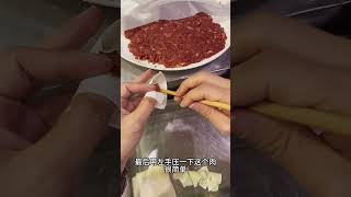 #中国 #文化 #生活小妙招 #美食 #food 教你一根筷子包馄饨🥟