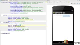 73 Android Application Development Tutorial EditText Validation with TextWatcher HD