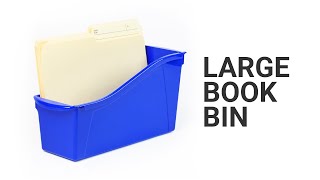 Storex Large Book Bins