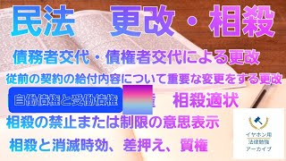 【音声メイン】民法117 更改・相殺【イヤホン推奨】