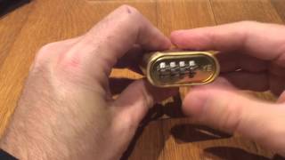 ABUS lock opening and closing