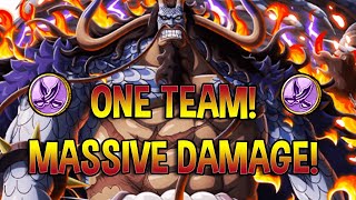 [OPTC] KAIDO! BRINGS ALL THE DAMAGE! トレクル ONE TEAM vs ALL VARIATIONS!