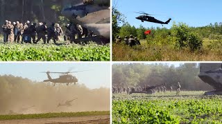 Exercise Northern Strike | 1-134th Field Artillery Regiment conducts sling load operations