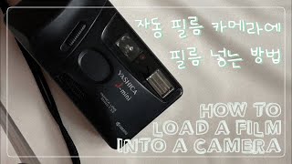 📸 자동 필름 카메라에 필름 넣는 방법🎞 _ HOW TO LOAD A FILM INTO A CAMERA