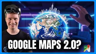 You've NEVER seen Google Maps like this before! (Android XR version)