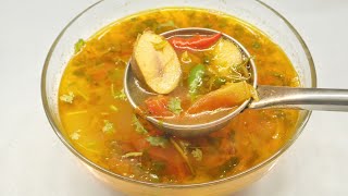 টমেটো আর জলপাই এর টক বা খাট্টা । Tomato Jolpai er tok/khatta। Tomato--Olive sweet \u0026 sour Soup