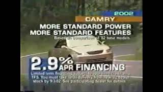 2002 - Toyota - Camry - Corolla - Commercial - Nationwide Clearance