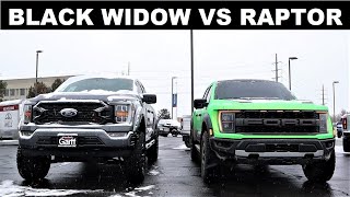 2022 Ford Raptor Vs 2022 Ford F-150 Black Widow: Are Either Of These Trucks Worth Over $80,000?