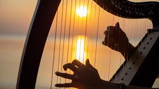Beautiful Instrumental Music ☀️ Heavenly Harp Instrumental