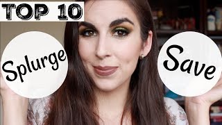 Top 10 Makeup Splurge or Save! | Worth the Splurge | Worth the Save | Everyday Monet | Katie Marie