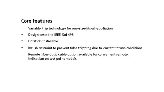 Fault indicators