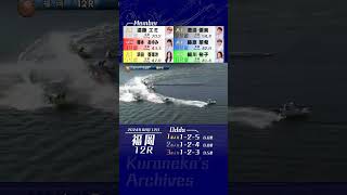 2024年8月12日〔PG1福岡12R｜優勝戦〕 #ボートレース #PG1 #レディースチャンピオン #優勝戦 #遠藤エミ #連覇 #渡邉優美 #櫻本あゆみ