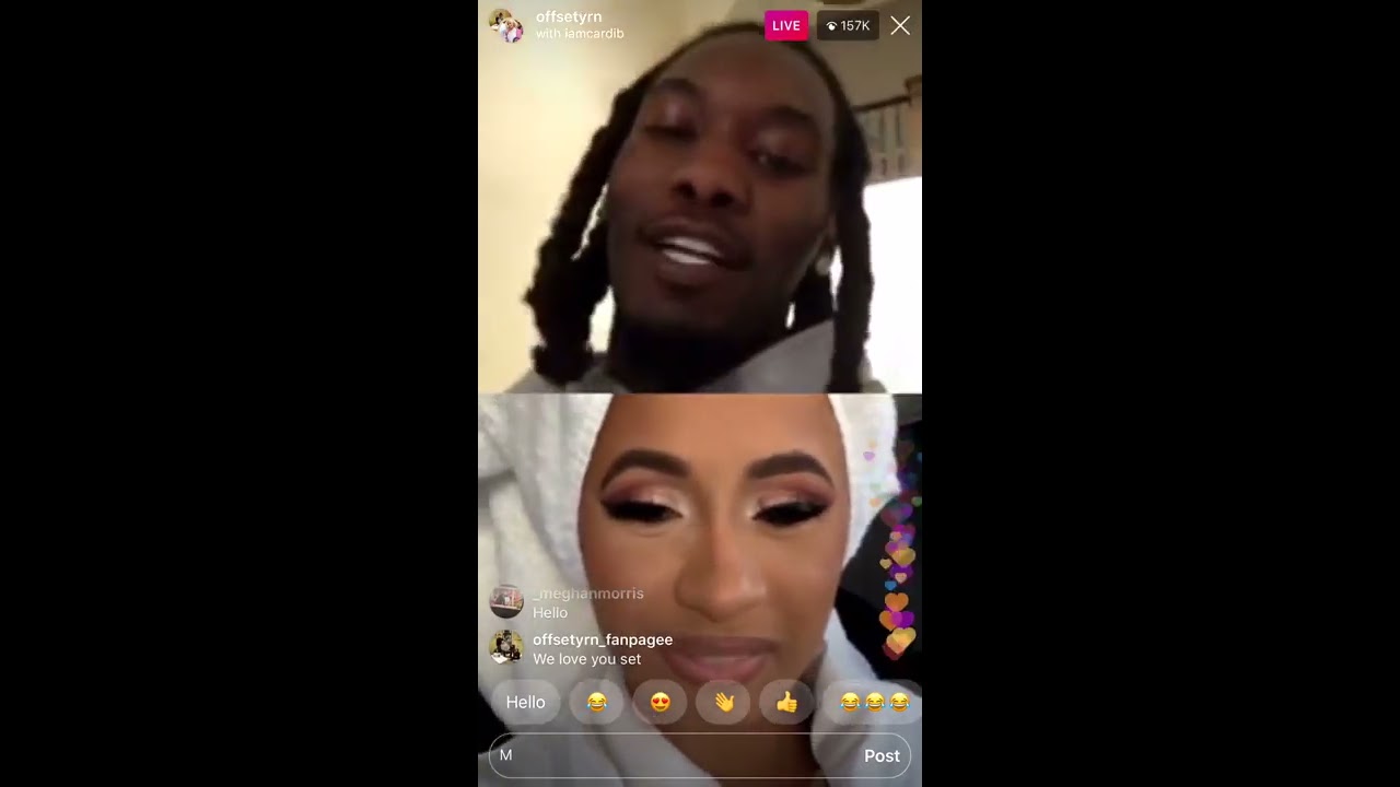 Cardi B And Offset Getting Freaky On Live🤣👌🏼 - YouTube