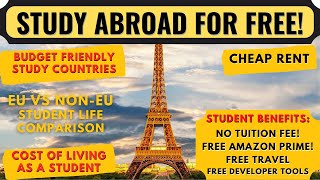 Best Countries to Study Abroad FREE | Budget Friendly Destinations to Study Abroad | Dream Canada