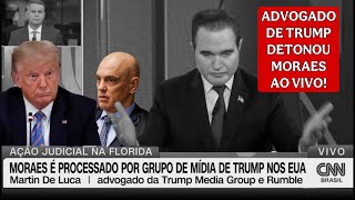 Advogado de Trump/Rumble dá aula sobre erros de Moraes