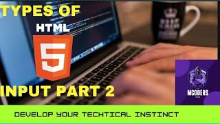HTML INPUT TYPES // HTML TUTORIAL PART 1 #Popular #coder #html