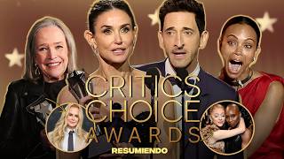 CRITICS CHOICE AWARDS 2025: GANADORES y MEJORES MOMENTOS de la gala