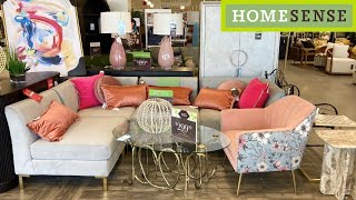 HOME SENSE FURNITURE SOFAS COUCHES ARMCHAIRS TABLES DECOR SHOP WITH ME SHOPPING STORE WALK THROUGH