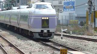 E351系 ﾐｭｰｼﾞｯｸﾎｰﾝ+空笛あり スーパーあずさ 国分寺駅通過