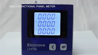 LNF66 Multi-functional Panel Meter Use guide ELECNOVA/SFERE ELECTRIC