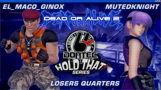 DOATEC HOLD THAT! DOA 2 | El_Maco_Ginox vs Mutedknight