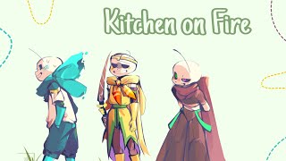 Kitchen on Fire || Undertale AU Comic Dub || Star Sanses (ft. @lala-cast24\u0026@Zelphin)