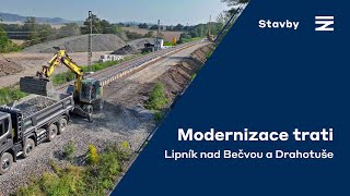 Modernizace trati | 📍 Lipník nad Bečvou a Drahotuše