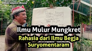 Rahasia dari Ilmu Keberuntungan (Begja) dari Suryomentaram | Psikologi Jawa