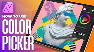 Affinity Photo for iPad でカラーピッカーを使用する方法